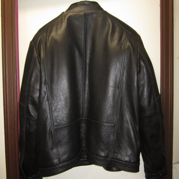 Boston Harbour Men's XXL New Zealand Lamb Leather Jacket - Picture 2 of 10